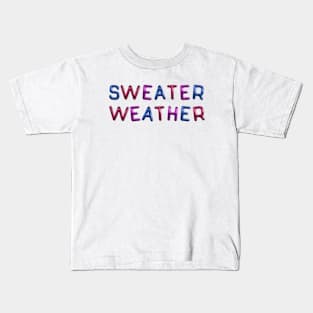 Sweater Weather - Bisexual Funny Kids T-Shirt